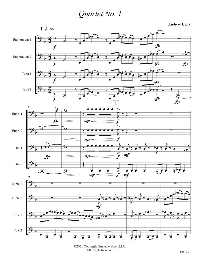 Berry - Quartet No. 1 - DOWNLOAD