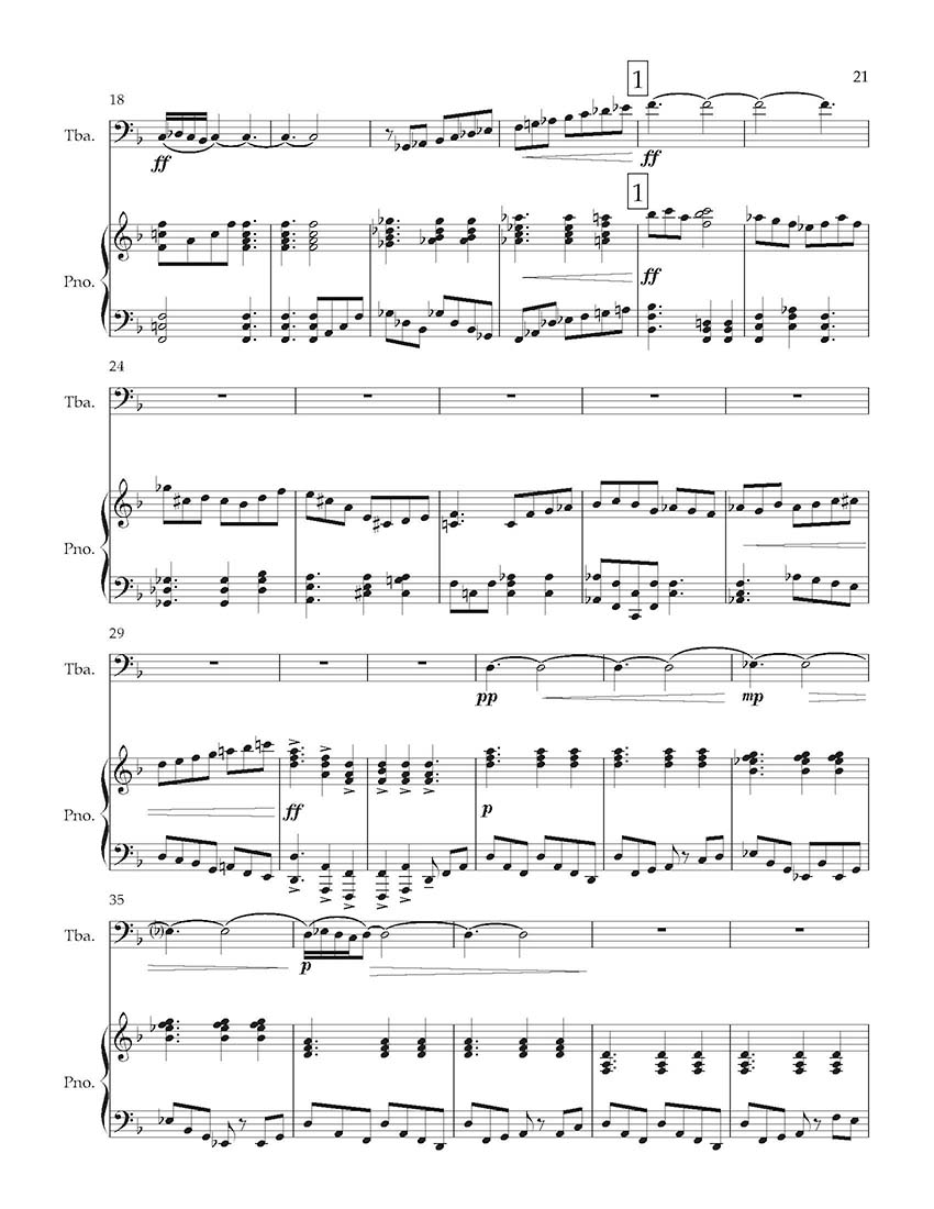 Berry - 3 Episodes for Tuba and Piano - DOWNLOAD