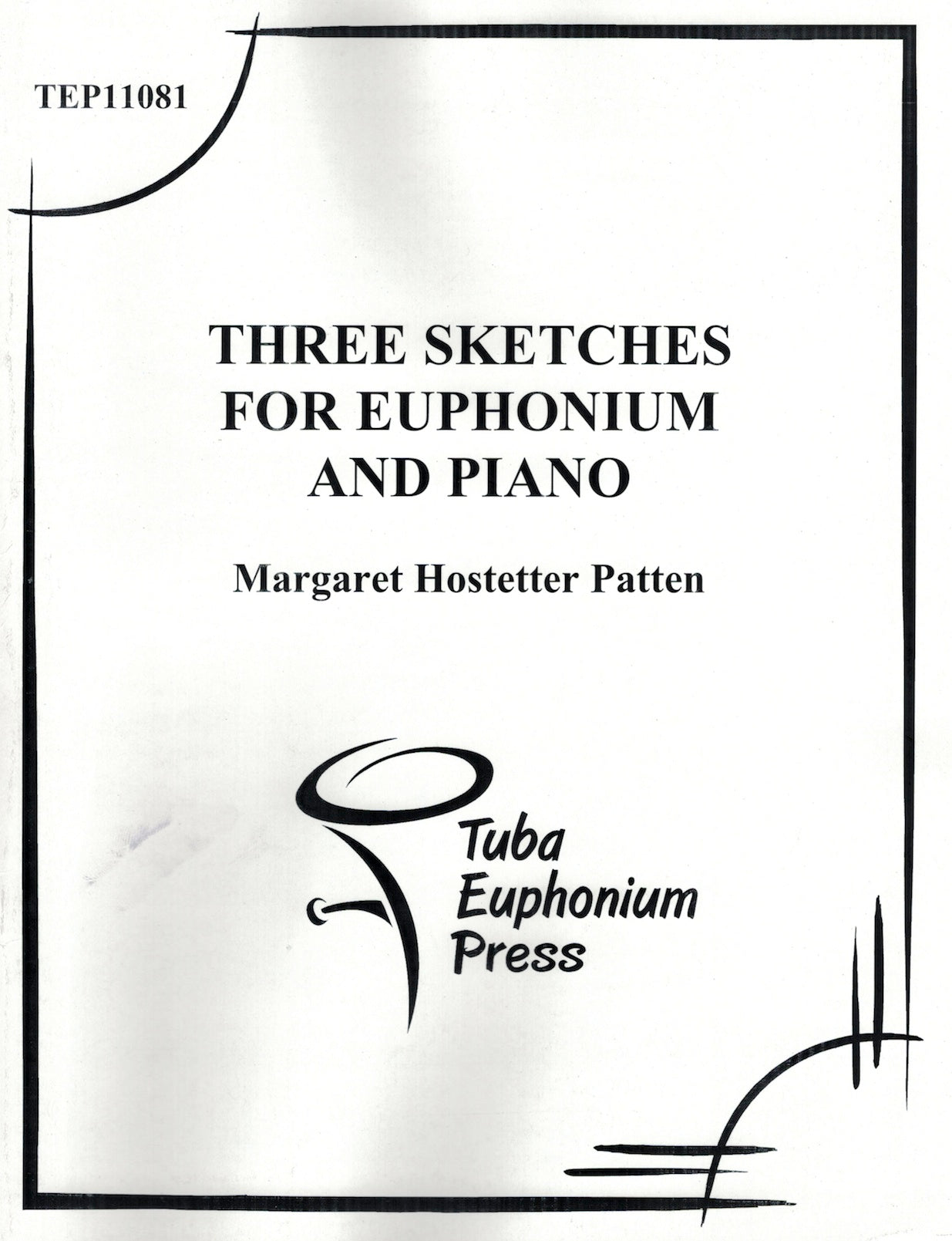 Patten, Margaret Hostetter - Three Sketches for Euphonium and Piano