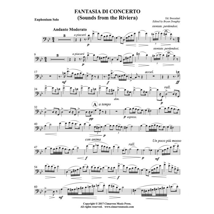 Boccalari, E. - Fantasia di Concerto