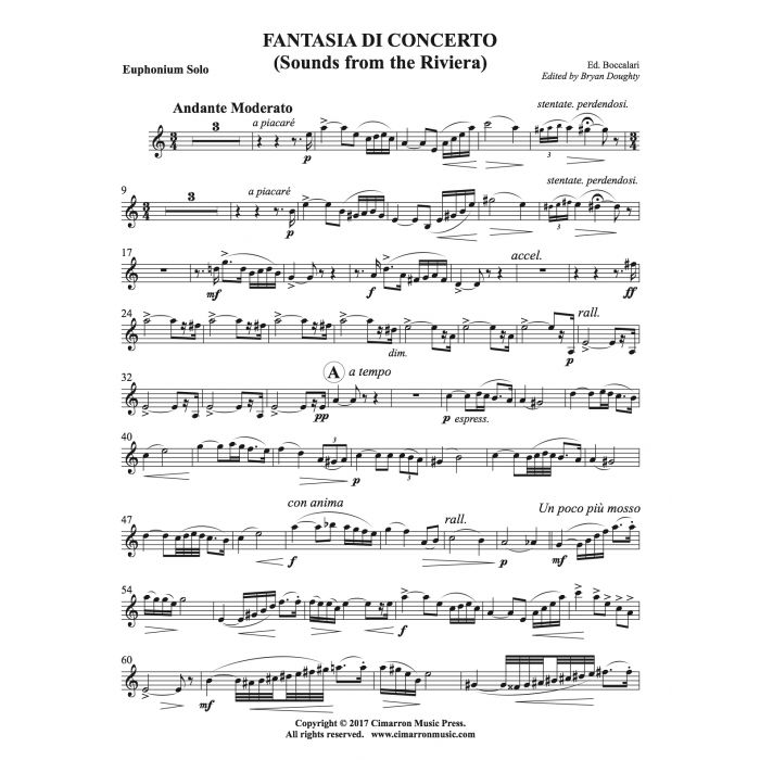 Boccalari, E. - Fantasia di Concerto