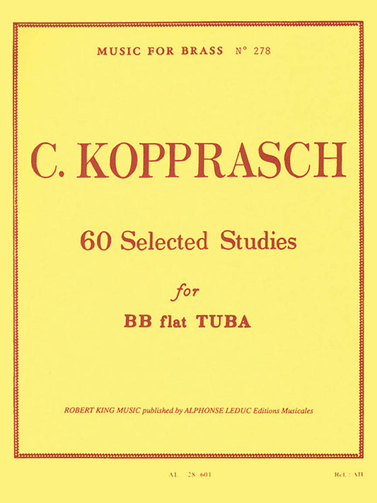 Kopprasch/King - 60 Selected studies for BB flat Tuba