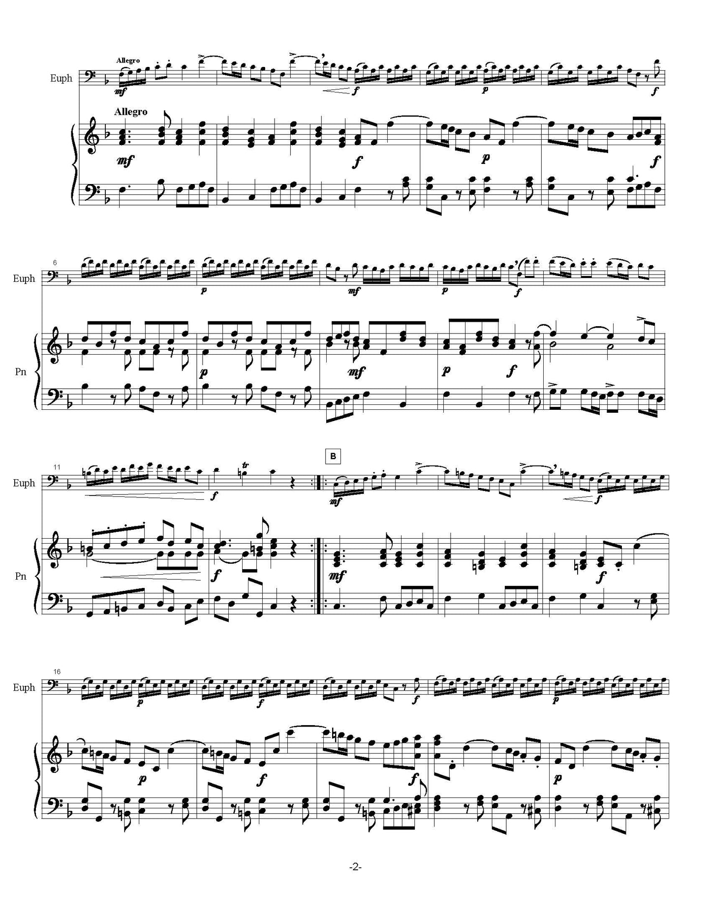 Marcello arr. Frey - Sonata in F Major - DOWNLOAD