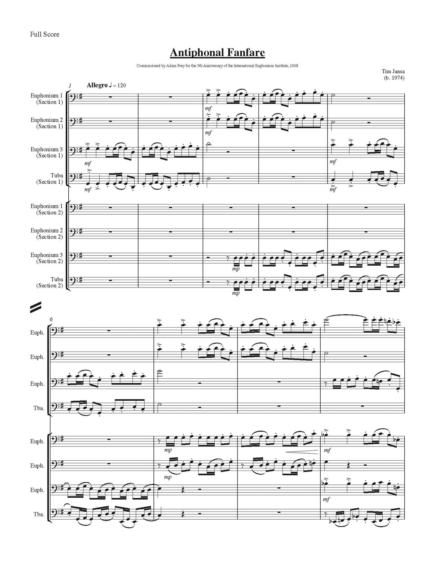 2008 Fanfare Collection