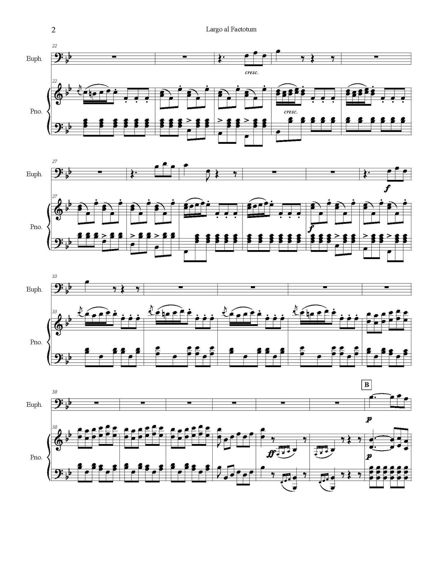 Rossini arr. Frey - Largo al Factotum - DOWNLOAD