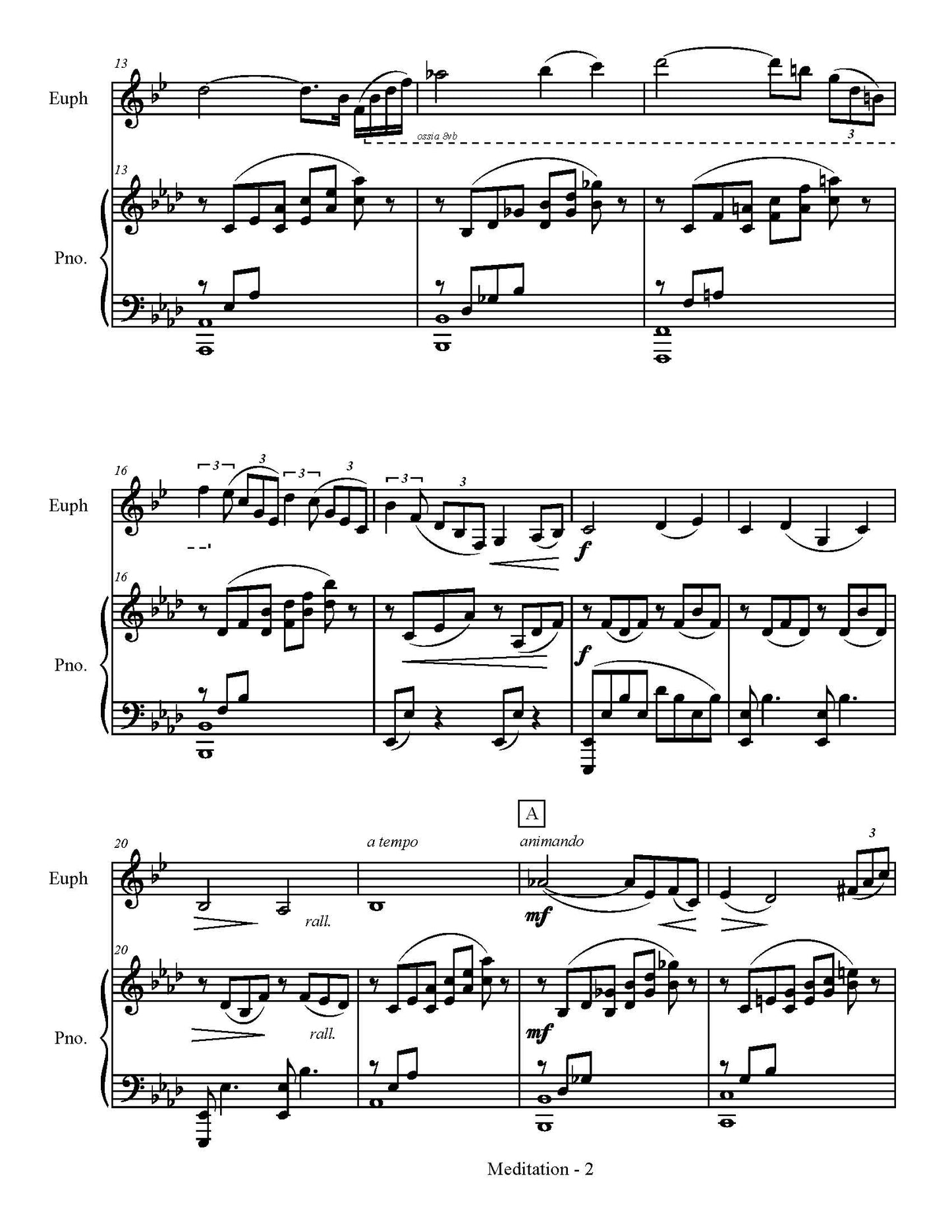 Massenet arr. Frey - Meditation
