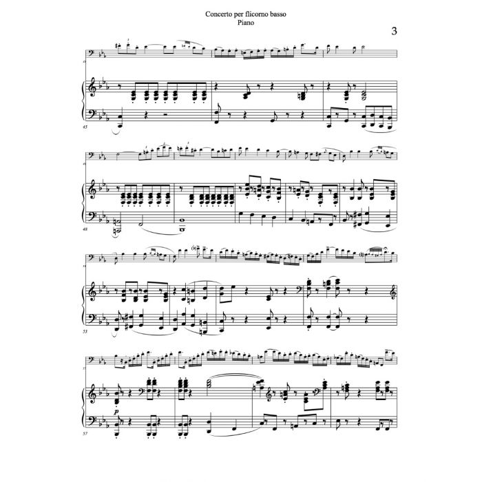 Ponchielli - Concerto per Flicorno Basso