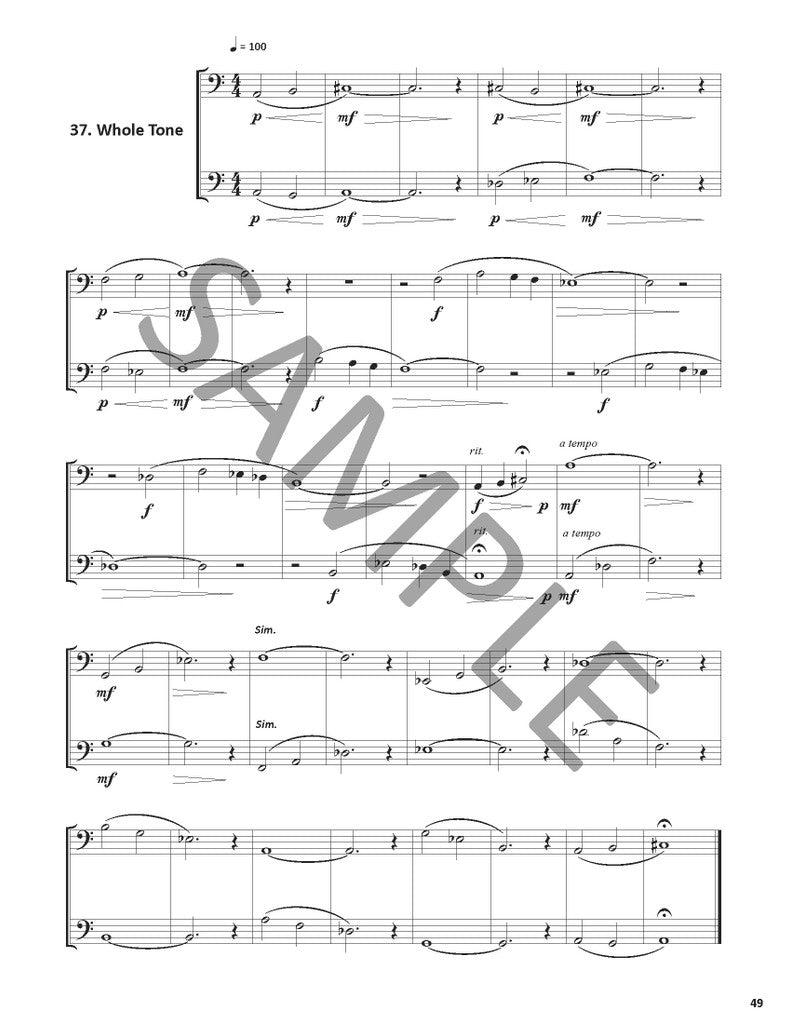 Sutton, William - Long Tone Duets for Euphoniums