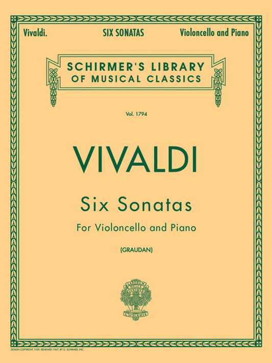 Vivaldi - Six Sonatas for Cello