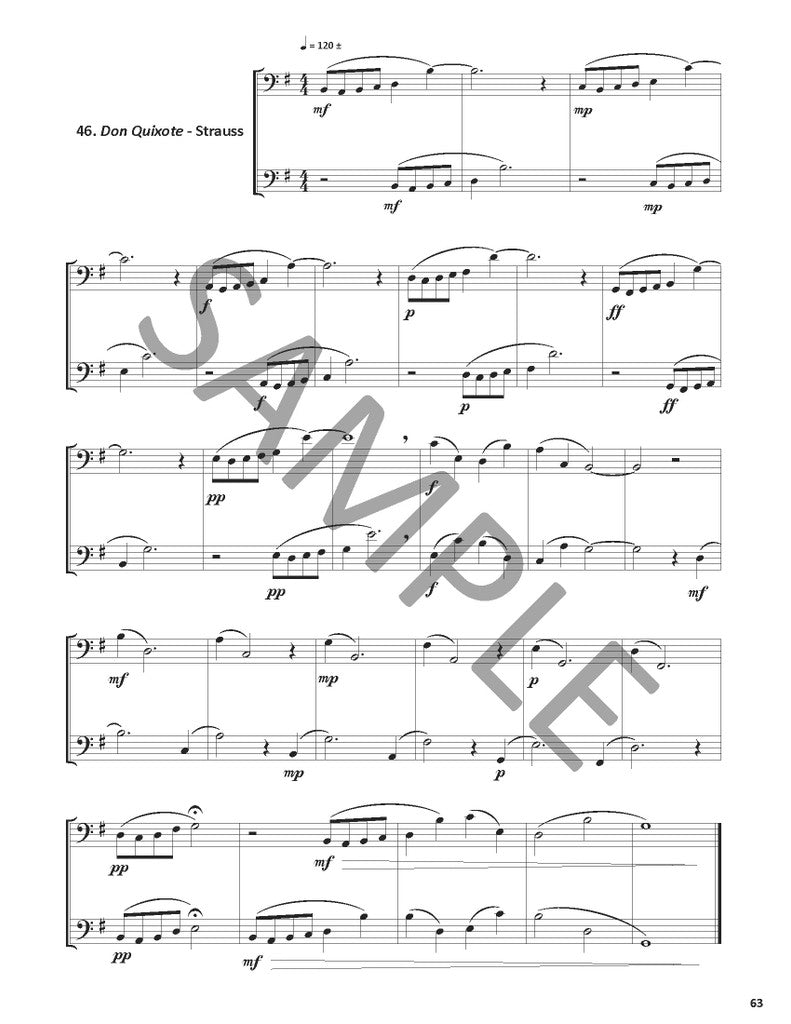Sutton, William - Long Tone Duets for Euphoniums