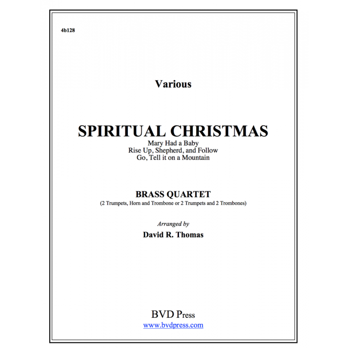 Various arr. Thomas - A Spiritual Christmas