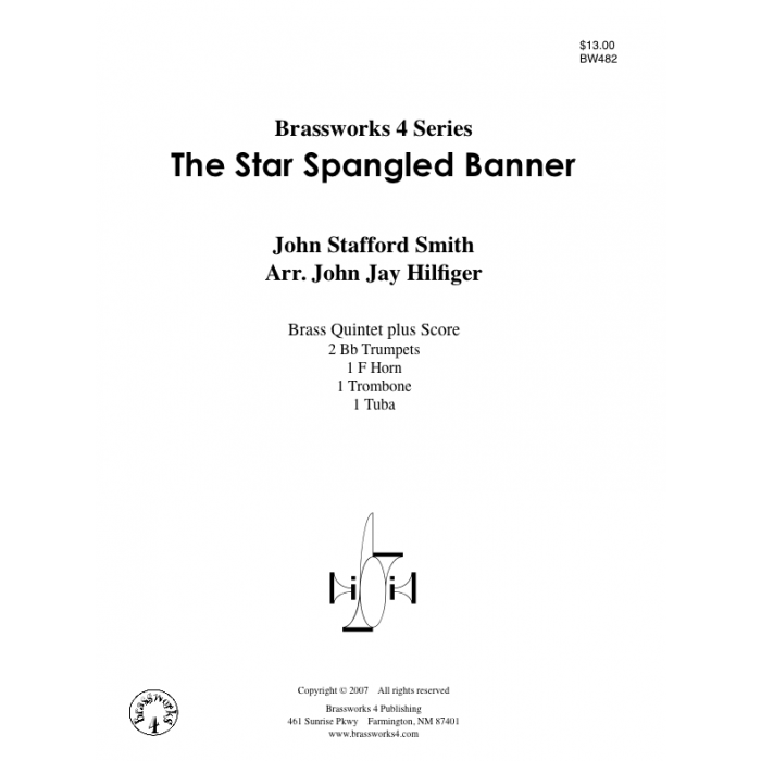 Smith arr. Hilfiger - The Star Spangled Banner