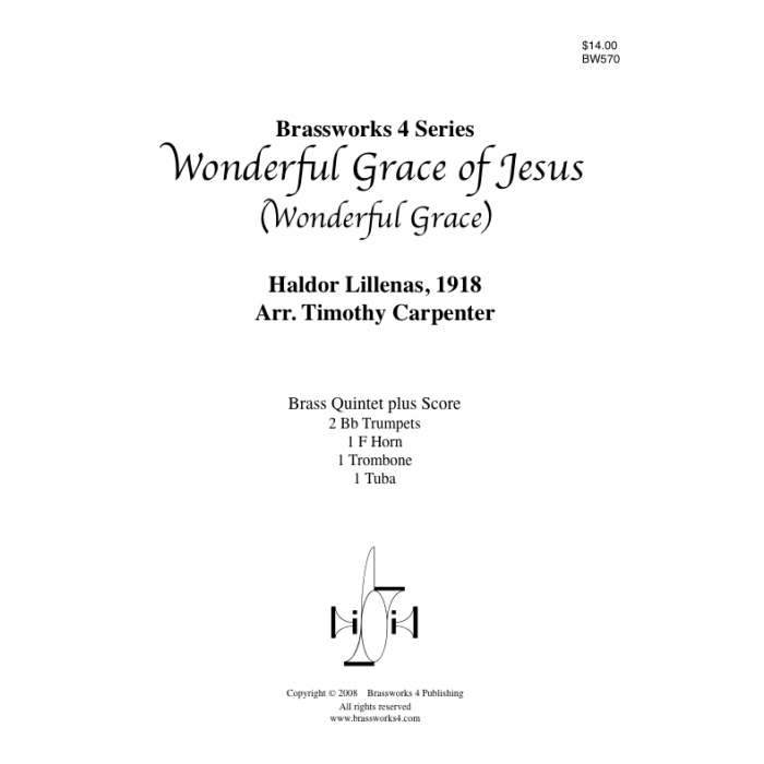 Lillenas, Haldor - Wonderful Grace of Jesus