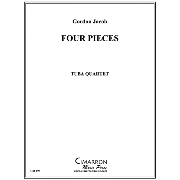 Jacob, Gordon - Four Pieces for Tuba Quartet