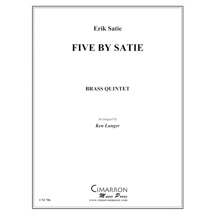 Satie, Erik - Five by Satie