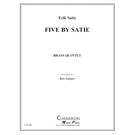 Satie, Erik - Five by Satie