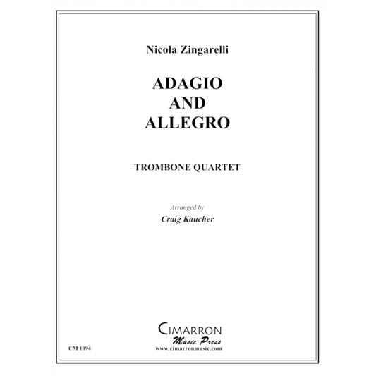 Zingarelli, Nicola - Adagio and Allegro