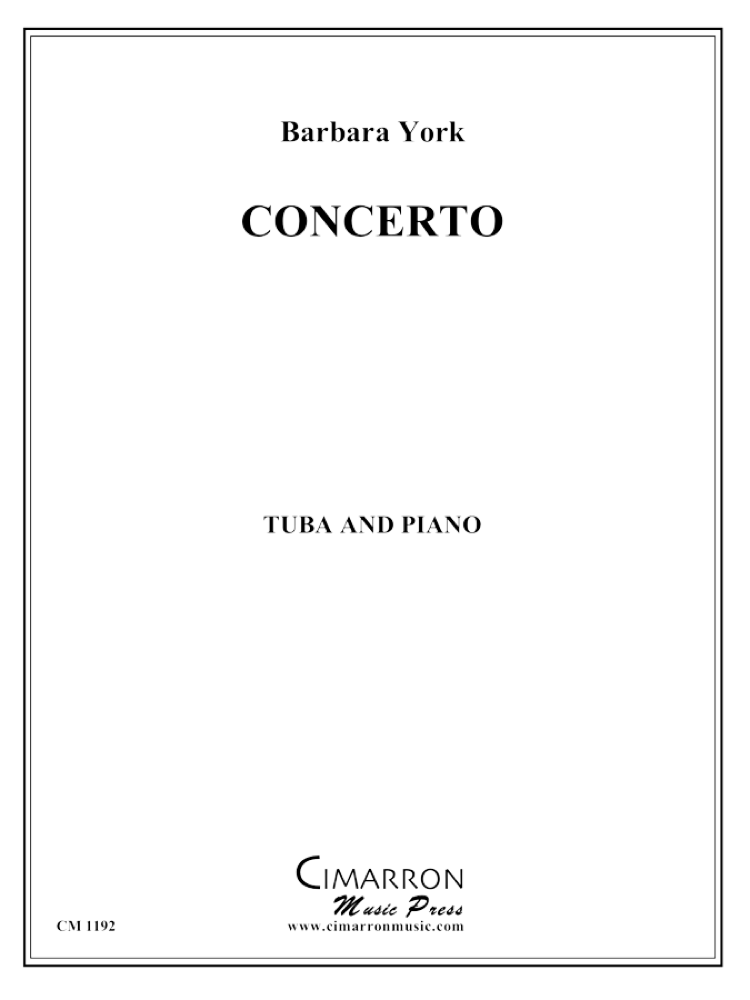 Tuba Concerto, Wars and Rumors of War- York, Barbara