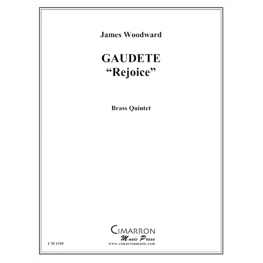 Woodward, James - Gaudete "Rejoice"