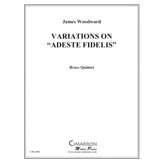 Woodward, James - Variations on Adeste Fidelis