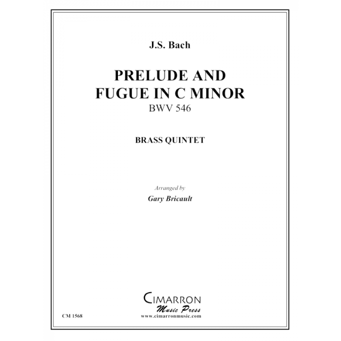 Bach, JS - Prelude and Fugue in C Minor