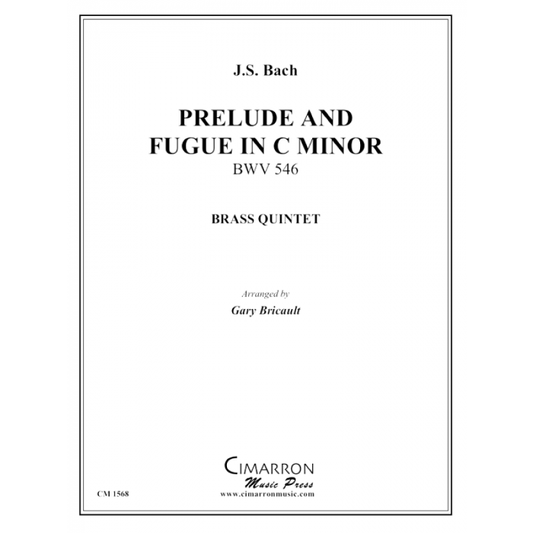 Bach, JS - Prelude and Fugue in C Minor