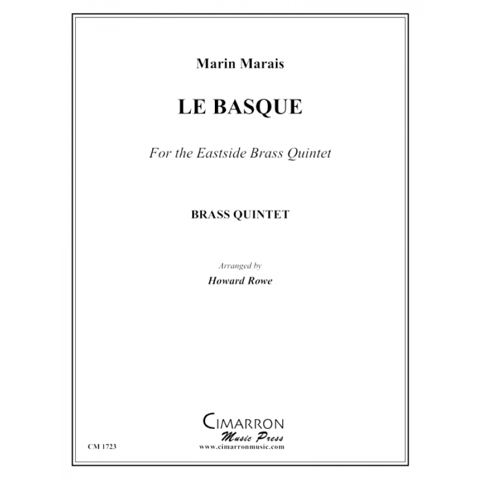 Marais arr. Rowe - Le Basque