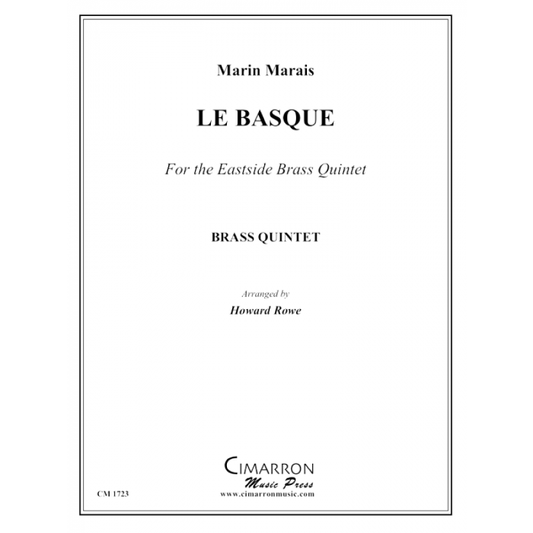 Marais arr. Rowe - Le Basque