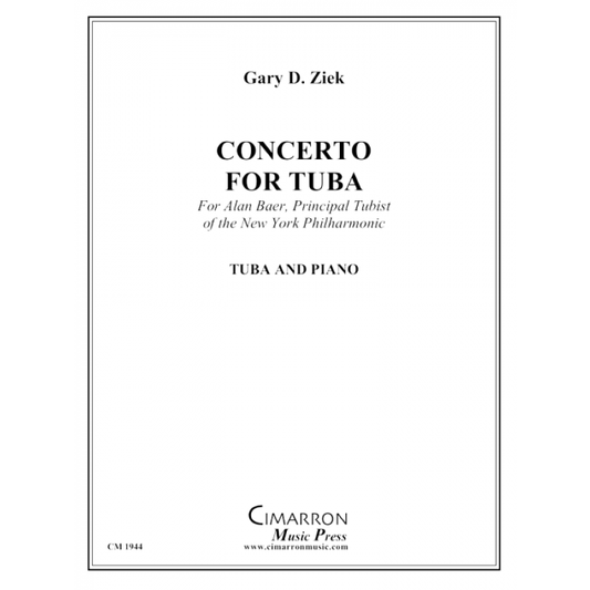 Ziek, Gary - Concerto for Tuba