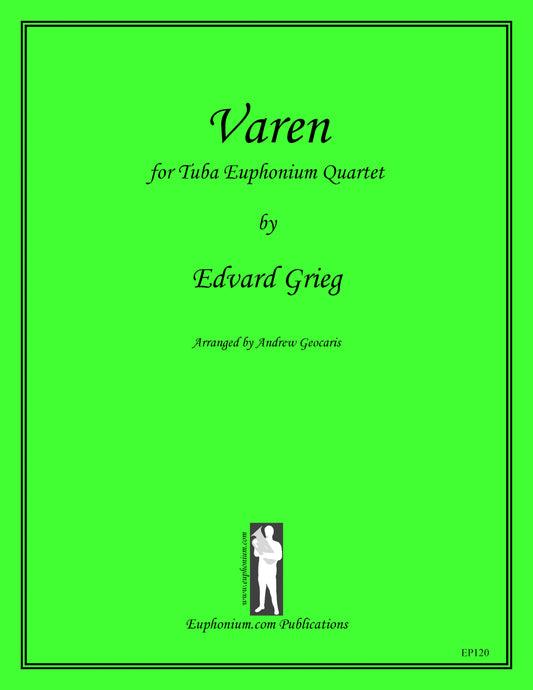 Grieg/Geocaris - Varen (for Quartet) - DOWNLOAD