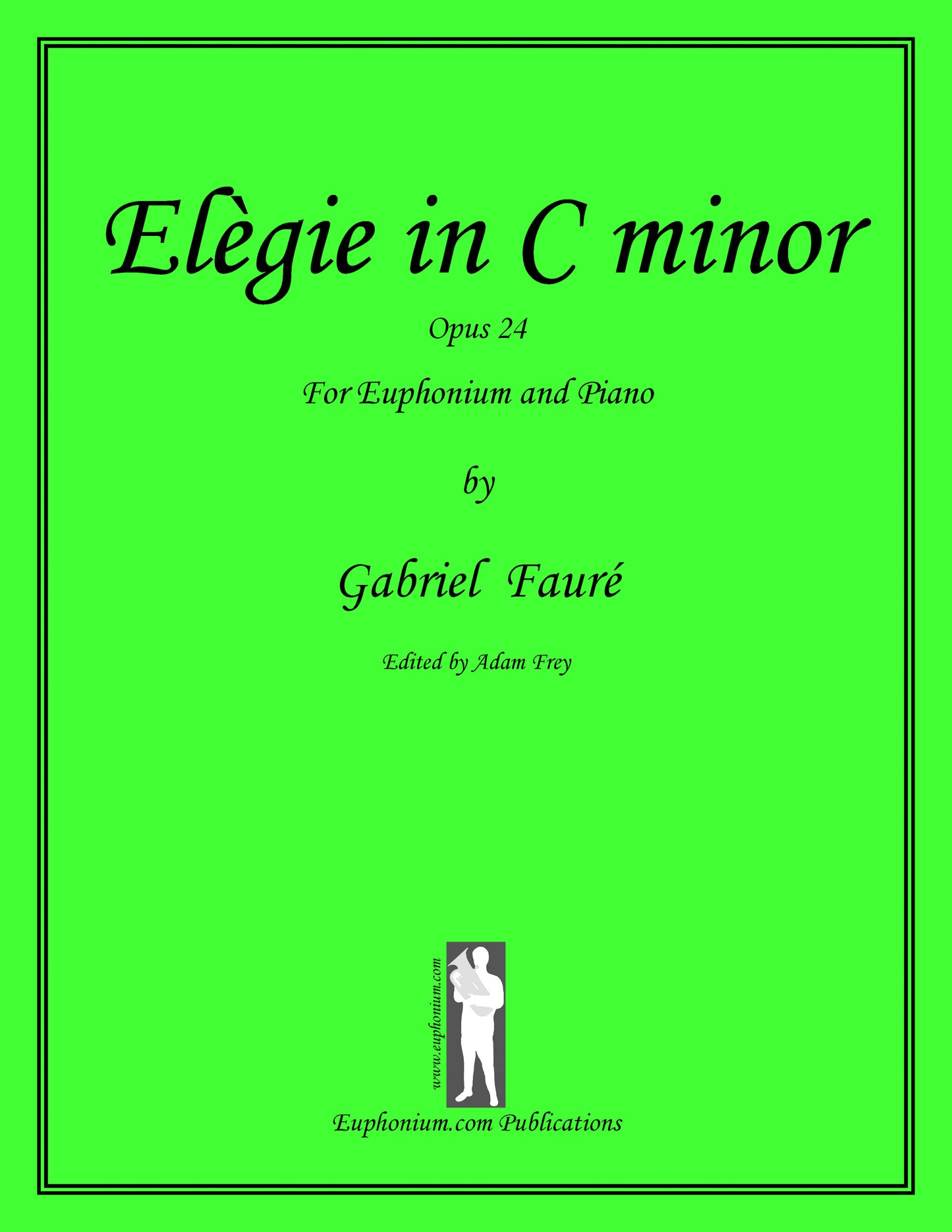 Faure, Gabriel - Elegie in C minor