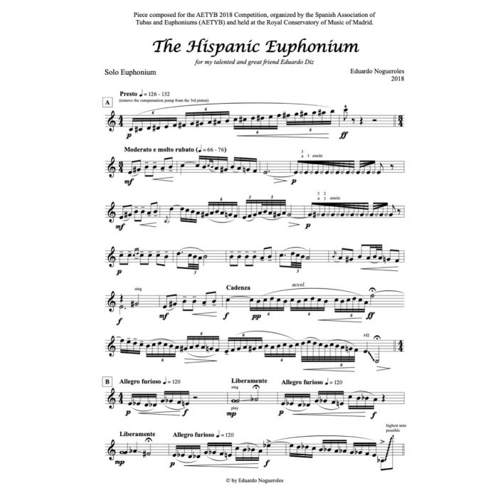 Nogueroles, Eduardo- The Hispanic Euphonium