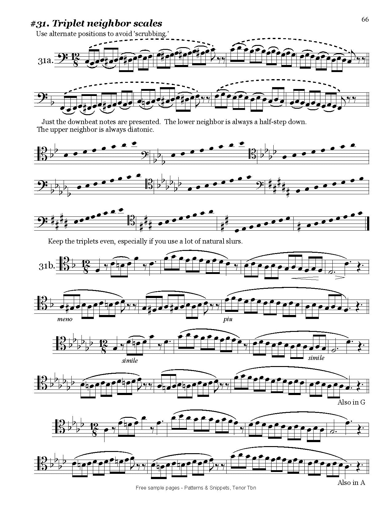 Edwards, Brad - Patterns & Snippets (Euphonium/Tenor Trombone)