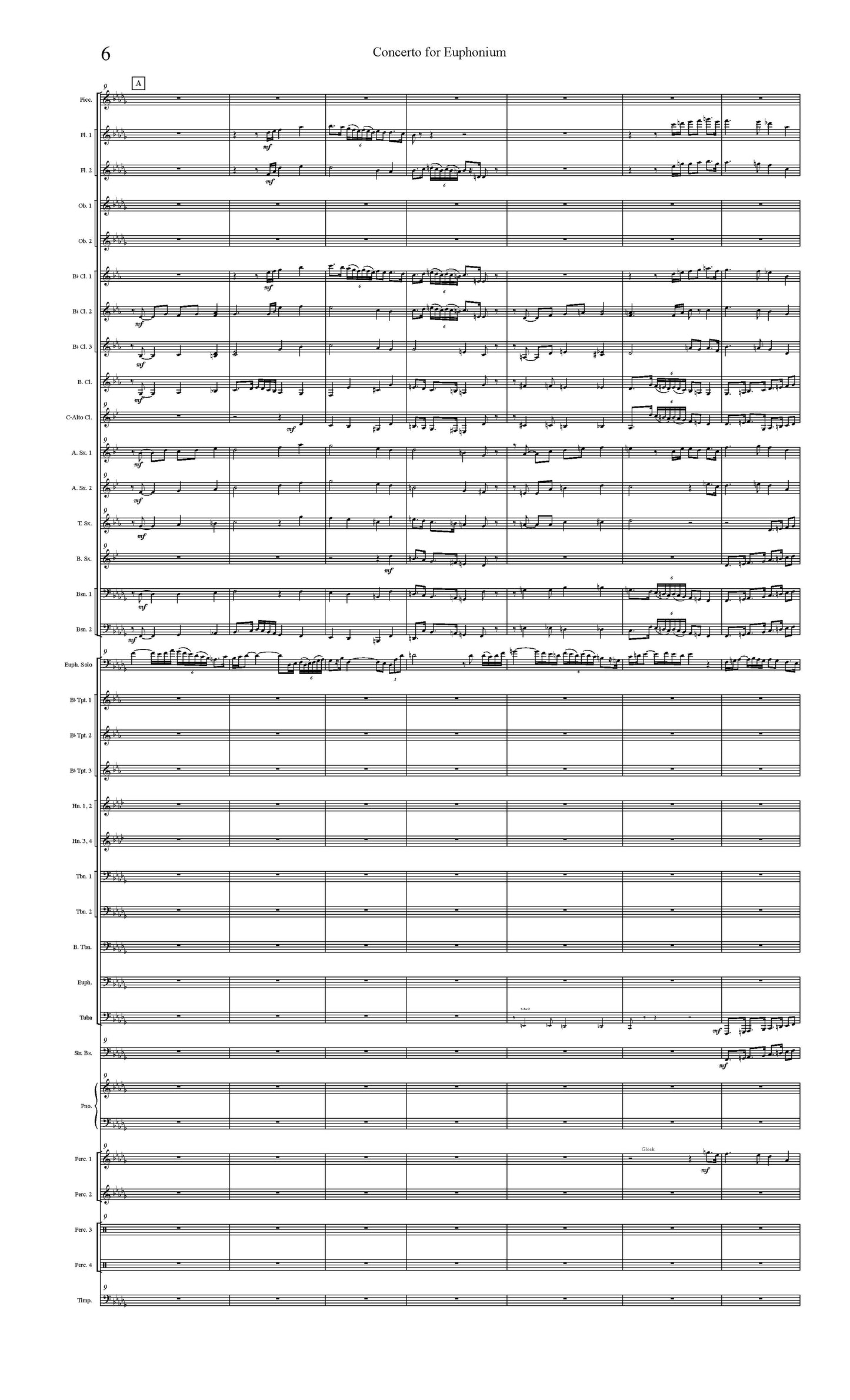 Brusick, William - Concerto for Euphonium WIND BAND