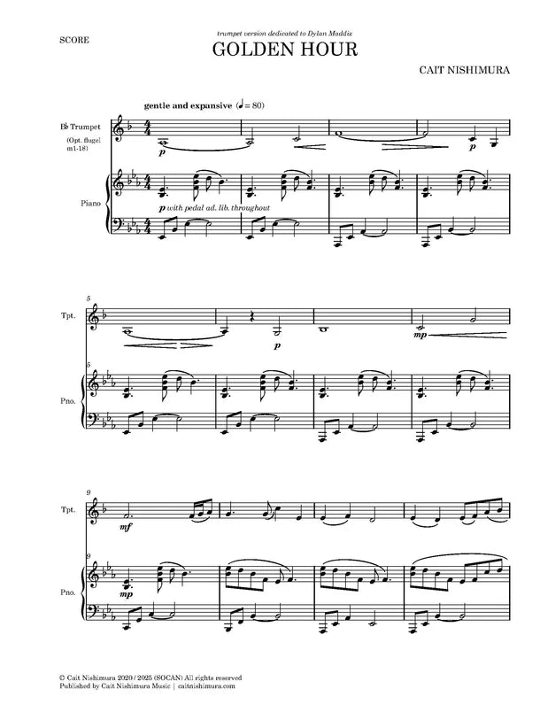 Nishimura, Cait - Golden Hour
