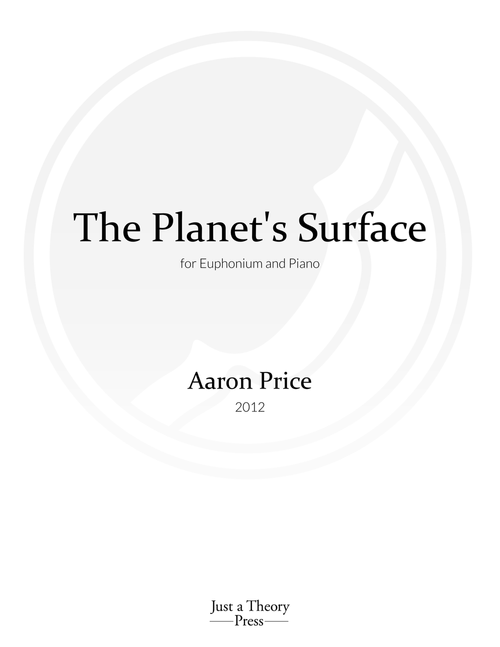 Price, Aaron - The Planet's Surface