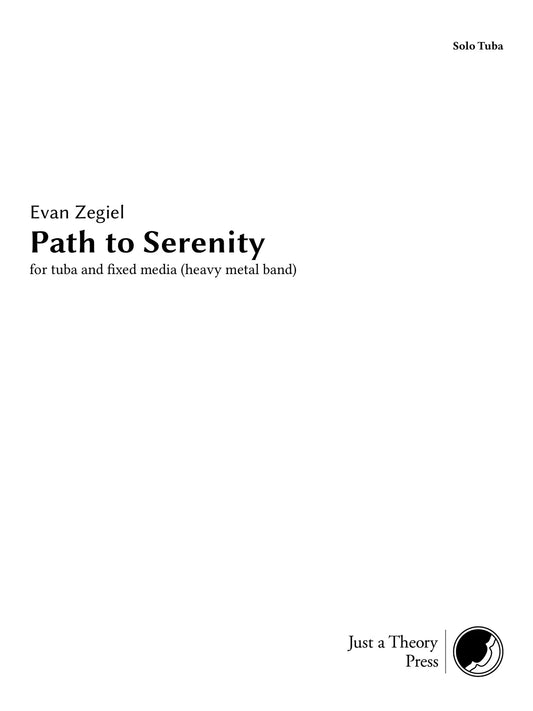 Zegiel, Evan - Path to Serenity