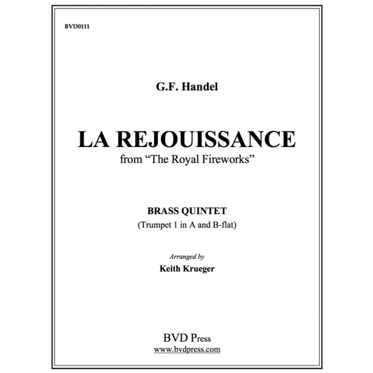 Handel arr. Krueger - La ReJouissance