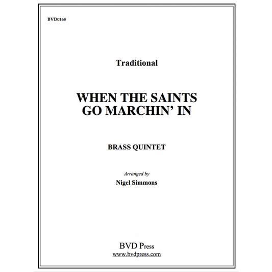 Trad. arr. Simmons - When the Saints Go Marchin' In