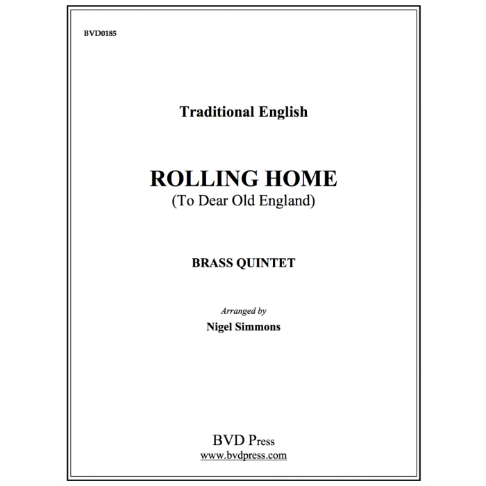 Trad. arr. Simmons - Rolling Home