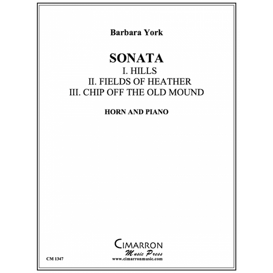 York, Barbara - Sonata (Hills, Fields of Heather, Chip off the Old Mound)