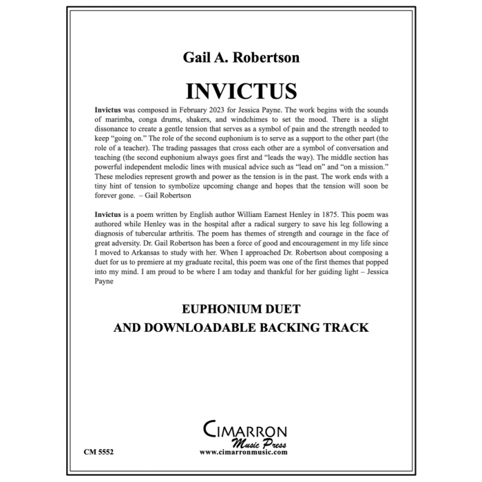 Robertson, Gail - Invictus