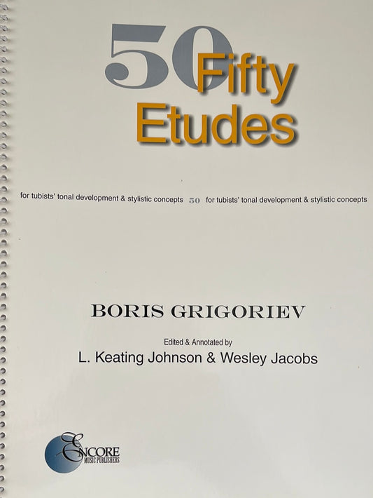 Grigoriev, B. (Keating Johnson/Jacobs) - Fifty Etudes