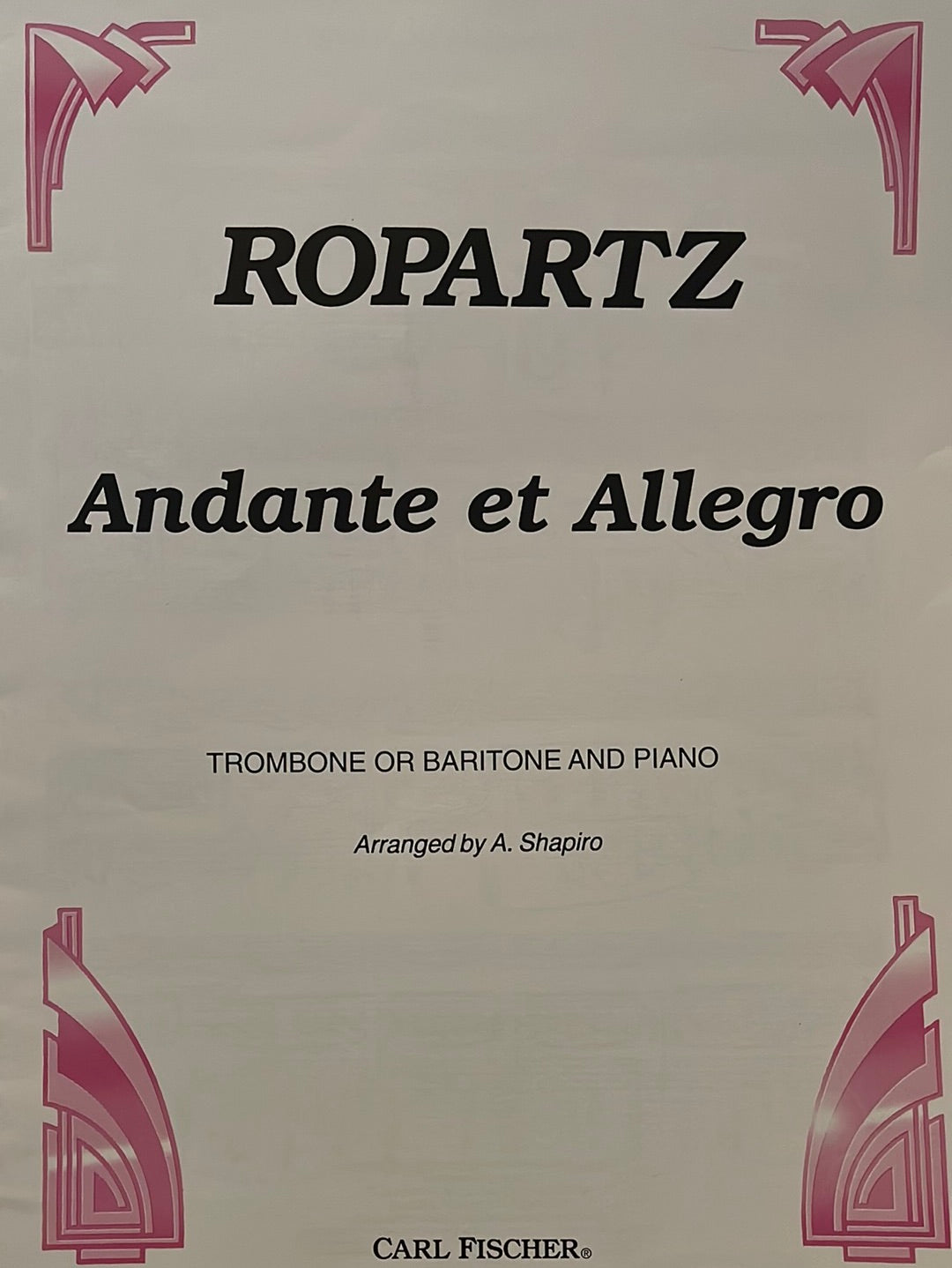 Ropartz - Andante et Allegro