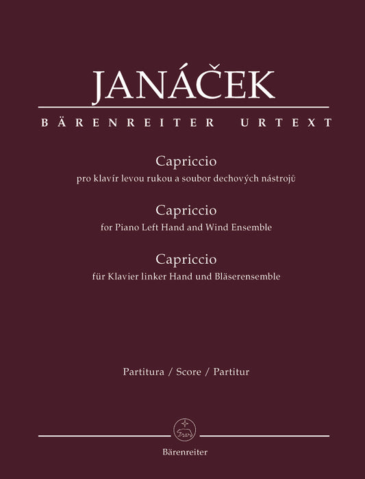 Janacek - Cappriccio for Piano and Winds