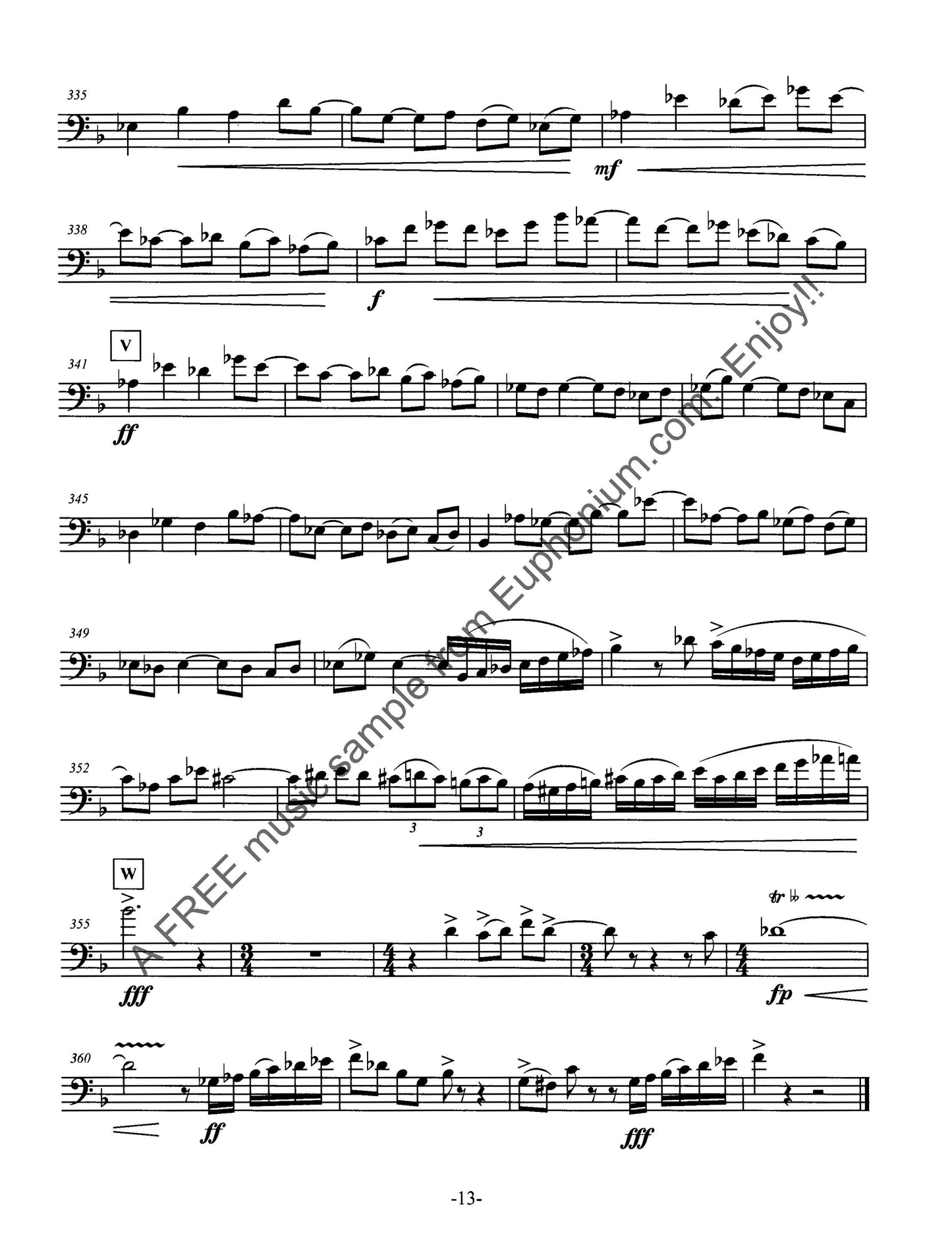 Brusick - Concerto for Euphonium
