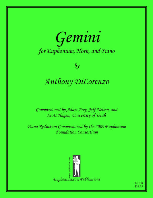 DiLorenzo - Gemini for Euph, Horn, and Piano