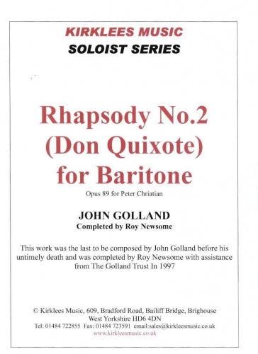 Golland - Rhapsody No. 2 - Don Quixote