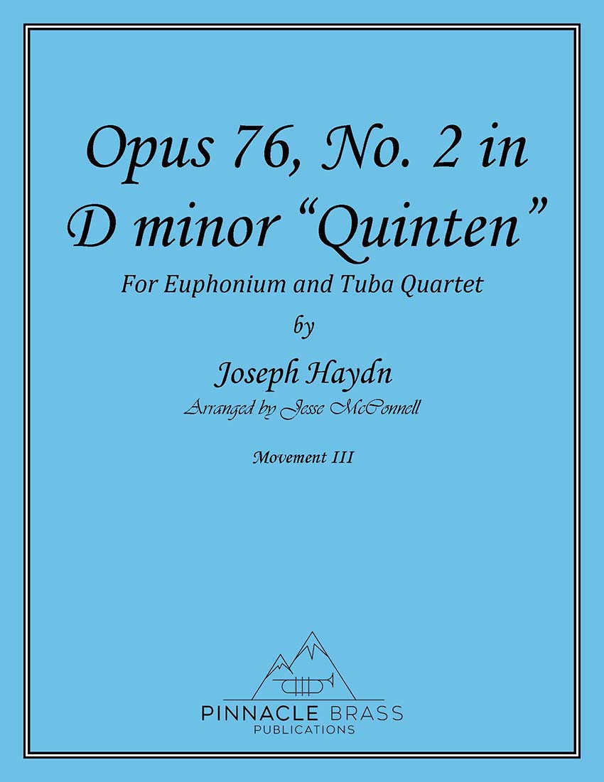 Haydn- Opus 76, No 2 in D minor "Quinten" Movement 3 DOWNLOAD