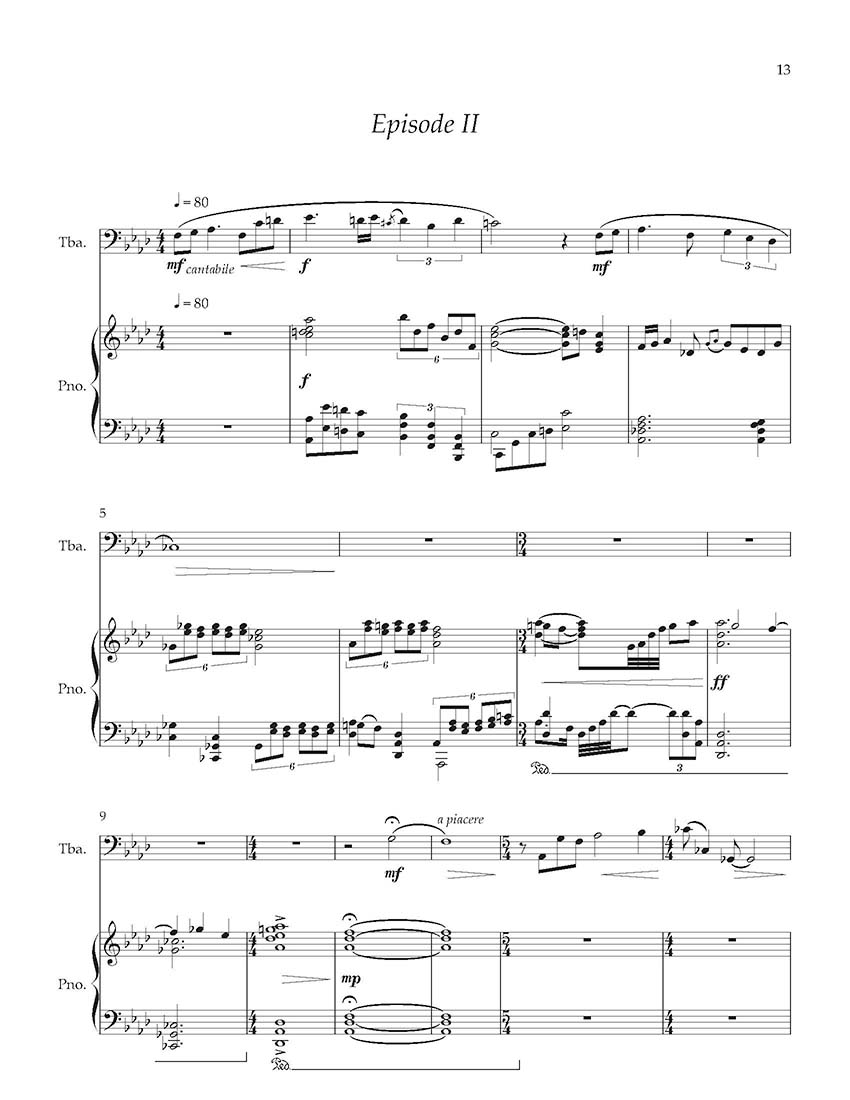 Berry- 3 Episodes for Tuba and Piano - DOWNLOAD